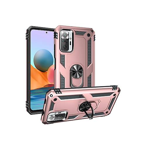 Redmi Note 10 Pro K�l�f Sofya Y�z�kl� Silikon Kapak - Rose