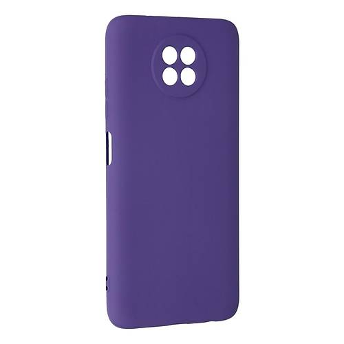 Redmi Note 9 5G K�l�f Nano i�i Kadife Silikon - Mor