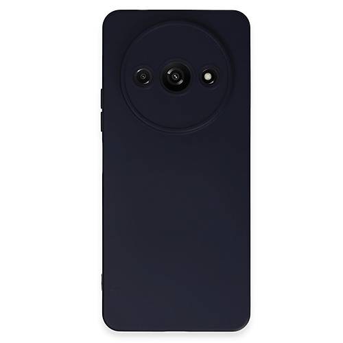 Redmi A3 4G K�l�f Nano i�i Kadife Silikon - Lacivert