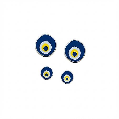 Nazar Boncuk Modeli Etiket Damla Sticker 4'l� Set