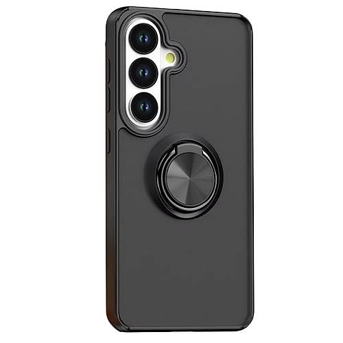 Galaxy S26 Plus Montreal Y�z�kl� Silikon Kapak - Siyah