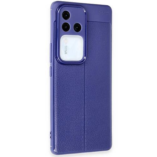 V30 5G K�l�f Auto Focus Kapak - Lacivert