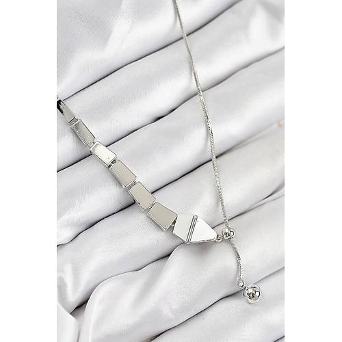 Pirin� Y�lan Model G�m�� Renk Asans�rl� Kad�n Kolye