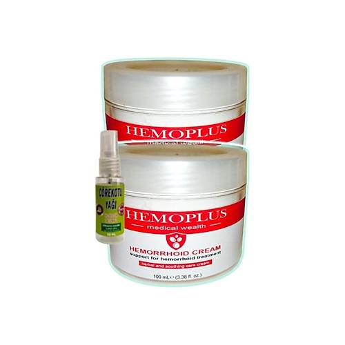 Hemoplus Krem 100 ml x 2 adet + ��rek Otu Ya�� 30 ml