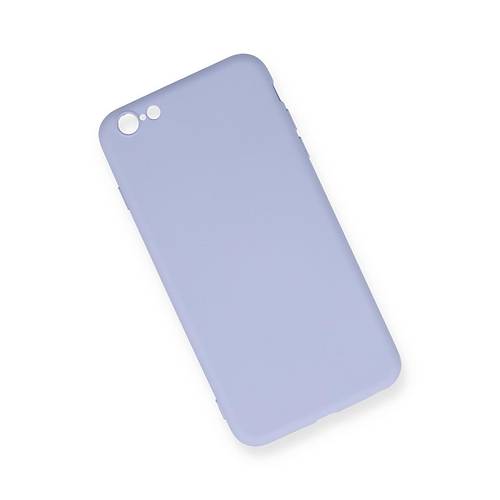 iPhone 6 Plus K�l�f Nano i�i Kadife Silikon - Lila