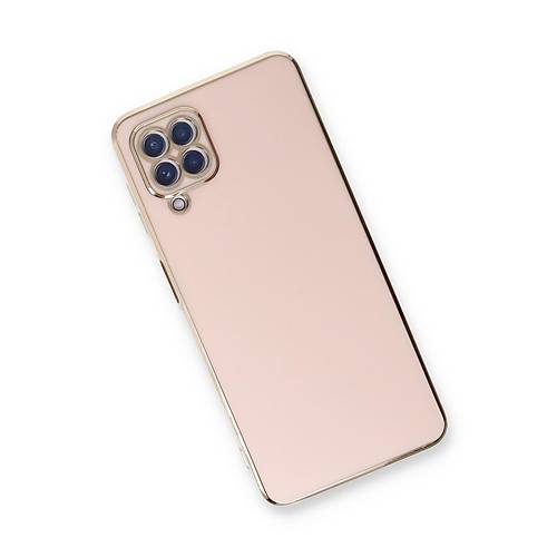 Galaxy A22 K�l�f Volet Silikon - Pembe