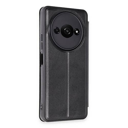 Redmi A3 4G K�l�f Flip Cover - Siyah