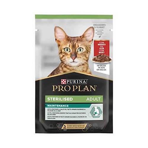 Sterilised Pouch S���r Etli K�s�rla�t�r�lm�� Kedi Konservesi 26 Adet 85 Gr