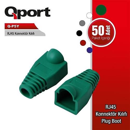 QPORT Q-P5Y 50 L� YE��L RJ45 KILIFI