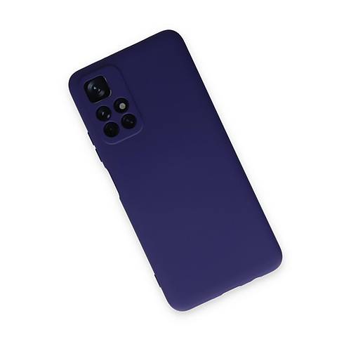 Redmi Note 11T K�l�f Nano i�i Kadife Silikon - Mor