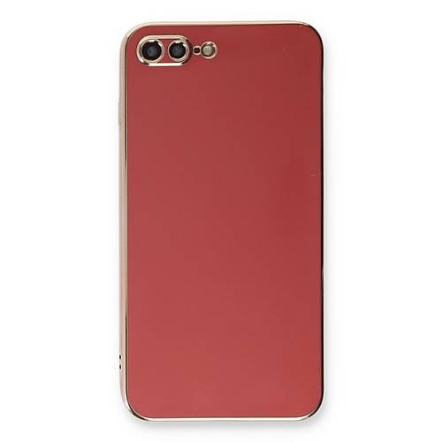 iPhone 7 Plus K�l�f Volet Silikon - K�rm�z�