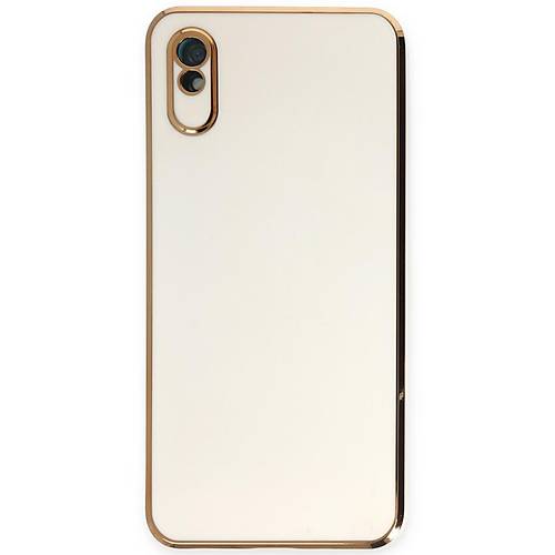 Redmi 9A K�l�f Volet Silikon - Beyaz