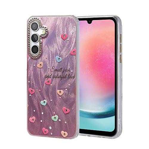 Galaxy A24 4G K�l�f Blade Aynal� Desenli Kapak - Desen 8