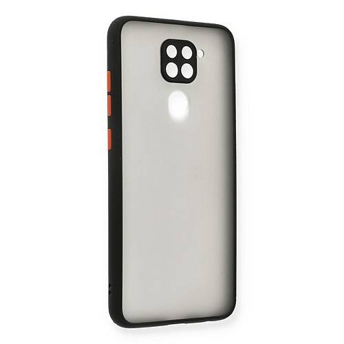 Redmi Note 9 K�l�f Montreal Silikon Kapak - Siyah