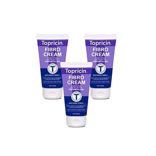 Topricin Fibro Rahatlat�c� Masaj ve Bak�m Kremi 50 ml x 3 ad