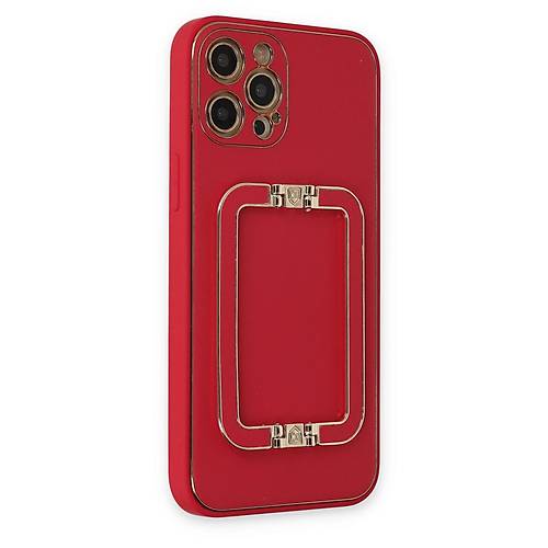 iPhone 12 Pro Max K�l�f Coco Elit Kapak - K�rm�z�