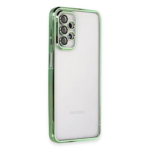Galaxy A23 4G K�l�f Razer Lensli Silikon - Ye�il