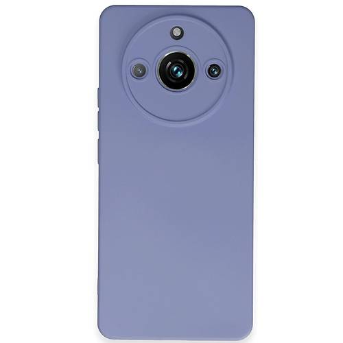 Realme 11 Pro K�l�f Nano i�i Kadife Silikon - Lila