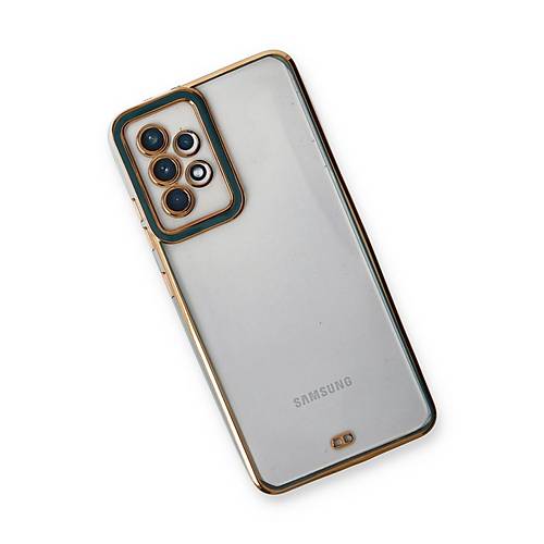 Galaxy A33 5G K�l�f Liva Lens Silikon - Ye�il