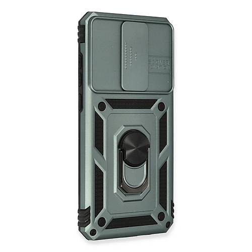 Redmi Note 8 Pro K�l�f Pars Lens Y�z�kl� Silikon - Ye�il