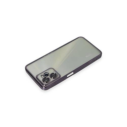 Realme C35 K�l�f Razer Lensli Silikon - Mor