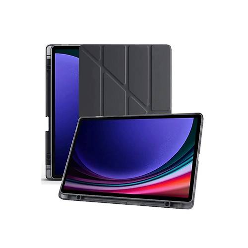 Galaxy X510 Tab S9 FE 11 K�l�f Kalemlikli Mars Tablet K�l�f� - Siyah