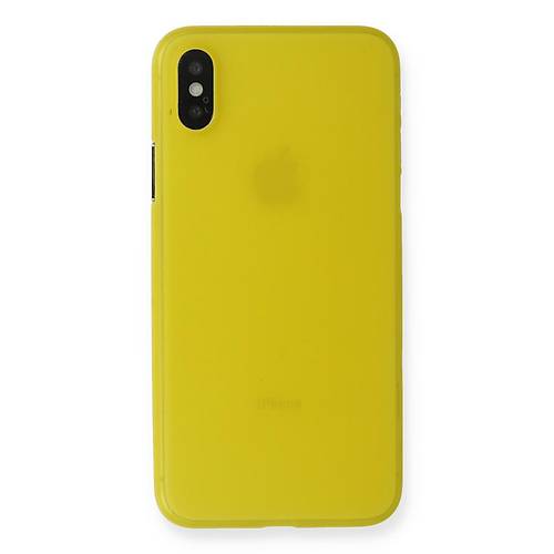 iPhone X K�l�f PP Ultra �nce Kapak - Sar�
