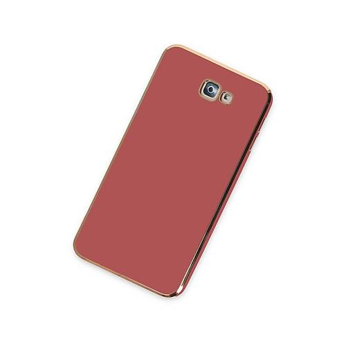 Galaxy J7 Prime K�l�f Volet Silikon - K�rm�z�