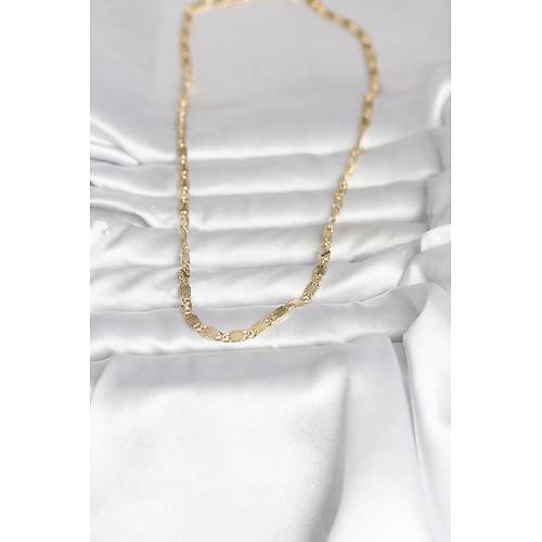 CM 14K Gold Renk Lazer Model 45 cm Kad�n Kolye