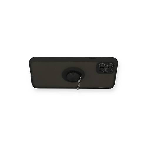 iPhone 11 Pro K�l�f Montreal Y�z�kl� Silikon Kapak - Siyah
