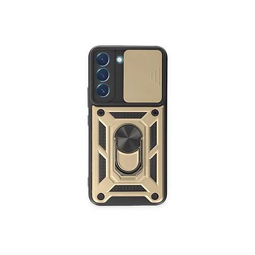 Galaxy S24 K�l�f Pars Lens Y�z�kl� Silikon - Gold