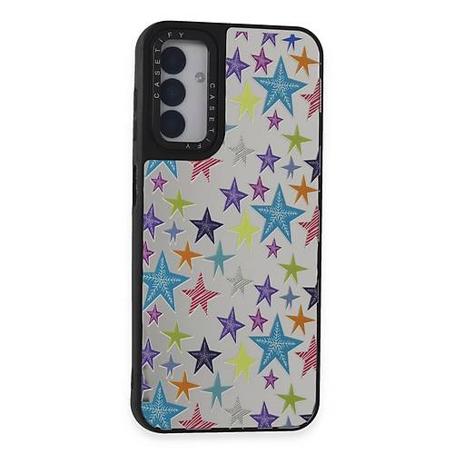 Galaxy M14 5G K�l�f Mirror Desenli Kapak - Mirror - 18