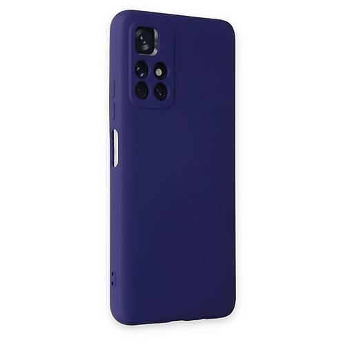 Redmi Note 11T K�l�f Nano i�i Kadife Silikon - Mor