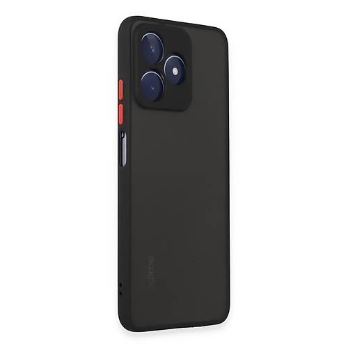 Realme C53 K�l�f Montreal Silikon Kapak - Siyah