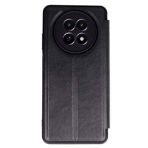 Realme 12 5G K�l�f Flip Cover - Siyah