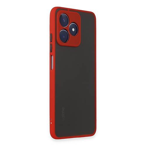 Realme C53 K�l�f Montreal Silikon Kapak - K�rm�z�