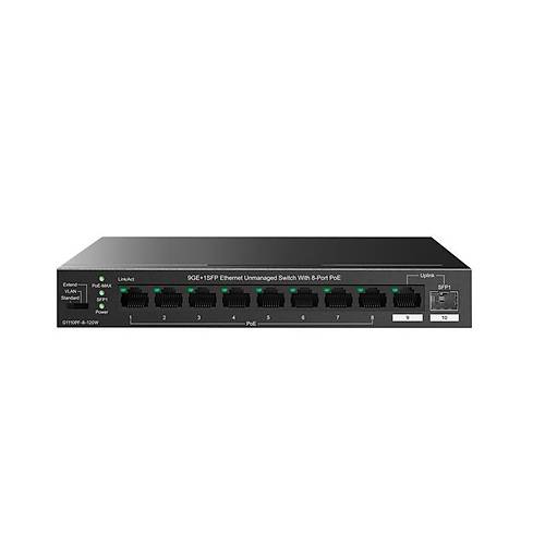 IP-COM IP-G1110PF-8-120W 8 PORT GIGABIT + 1X1GB RJ45/SFP PORT 120W 250 METRE POE SWITCH
