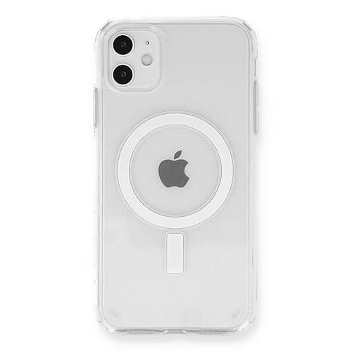 iPhone 11 K�l�f Magneticsafe �effaf Silikon - �effaf
