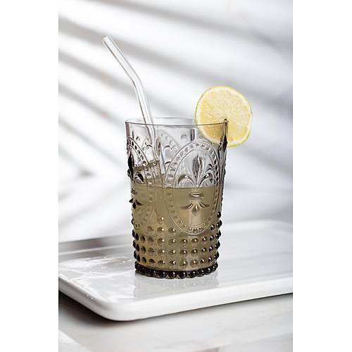 Akrilik F�me Tekli K�sa Bardak & Su Me�rubat Kahve Yan� Barda�� 400 ml ( Cam De�ildir )