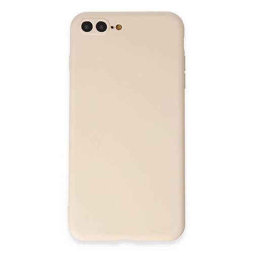 iPhone 7 Plus K�l�f First Silikon - Krem