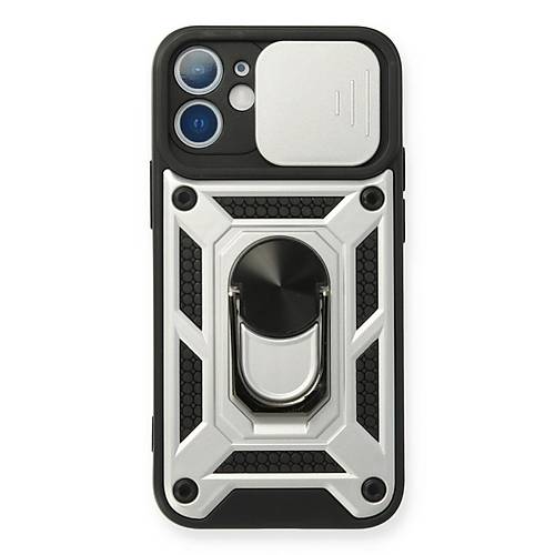 iPhone 11 K�l�f Pars Lens Y�z�kl� Silikon - G�m��