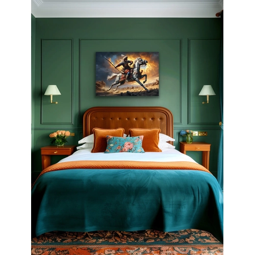 Atl� Osmanl� Askeri Kanvas Tablo 70x100cm