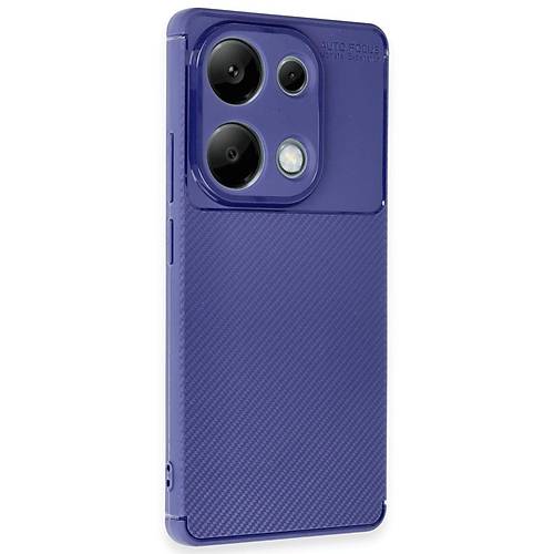 Redmi Note 13 Pro 4G K�l�f Auto Focus Karbon Kapak - Lacivert