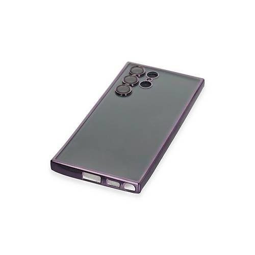 Galaxy S22 Ultra K�l�f Razer Lensli Silikon - Mor