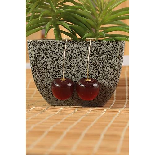 Gold Renk Kiraz Model Kad�n K�pe