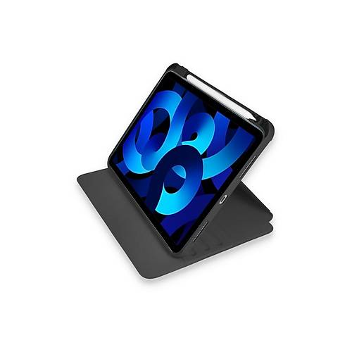iPad 10.2 (7.nesil) K�l�f Starling 360 Kalemlikli Tablet K�l�f - Siyah