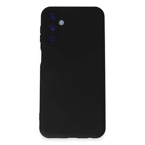 Galaxy M34 5G K�l�f Nano i�i Kadife Silikon - Siyah