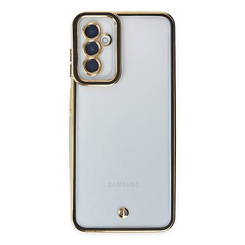 Galaxy M23 K�l�f Liva Lens Silikon - Siyah