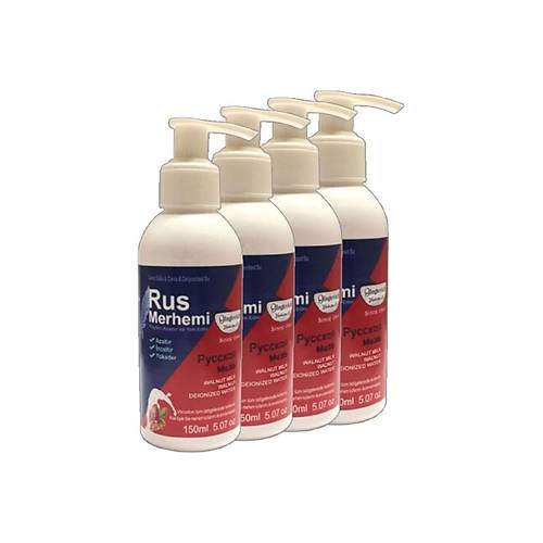 Blue T�ylere Krem 4 Tane x 150 ml Cevizli & Ceviz S�tl� Russ Merhemi