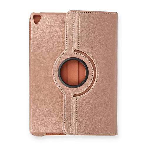 iPad 9.7 (2018) K�l�f 360 Tablet Deri K�l�f - Rose Gold
